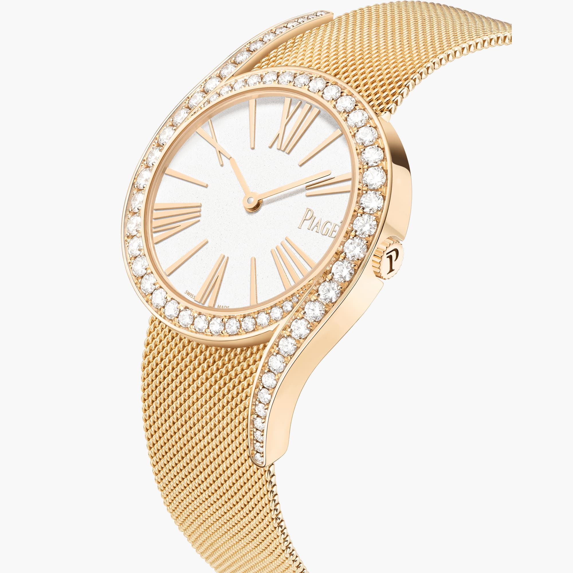Automatic Rose Gold Diamond Watch - Piaget Women Luxury Watch G0A45213