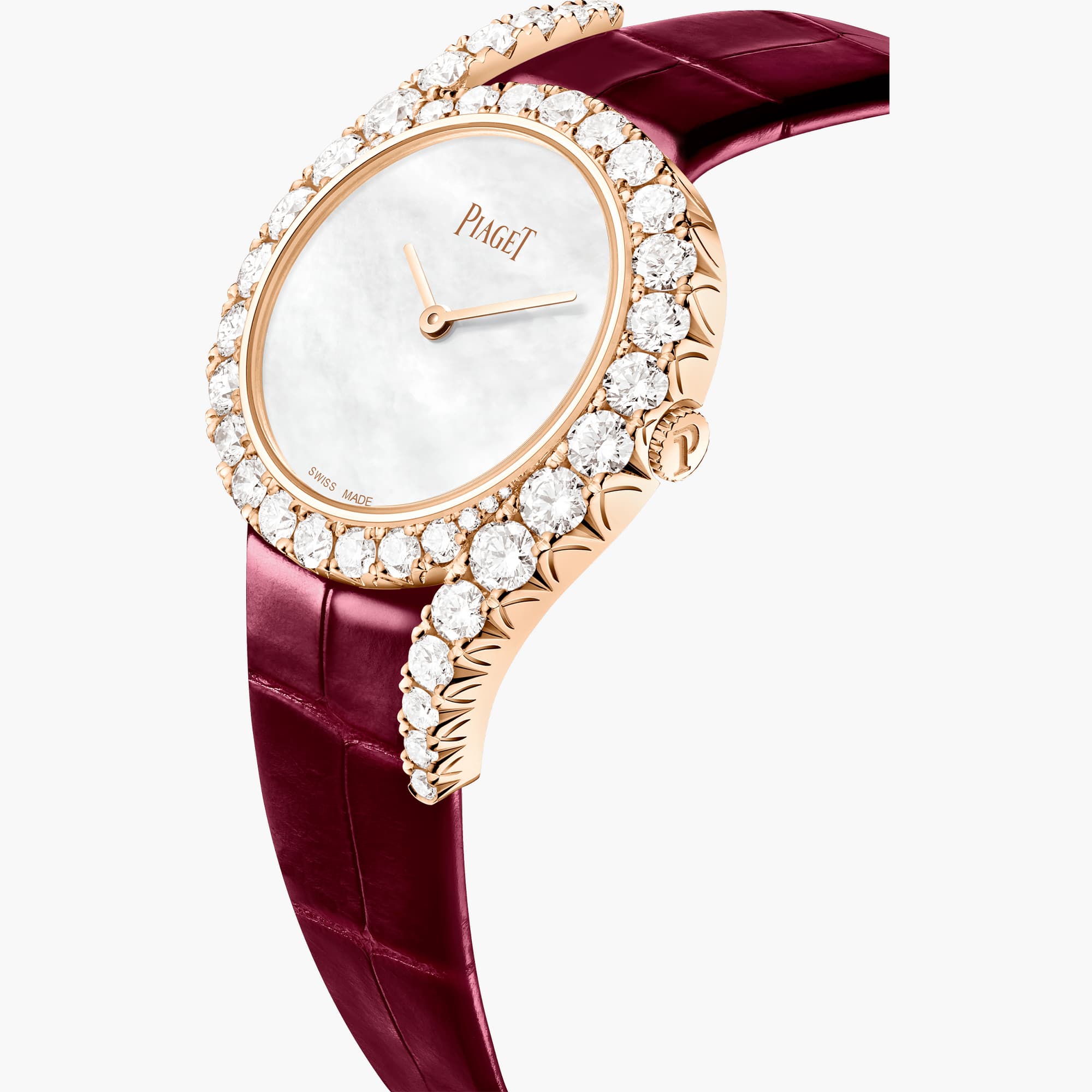 玫瑰金钻石腕表 - 伯爵女士高级腕表 g0a45161