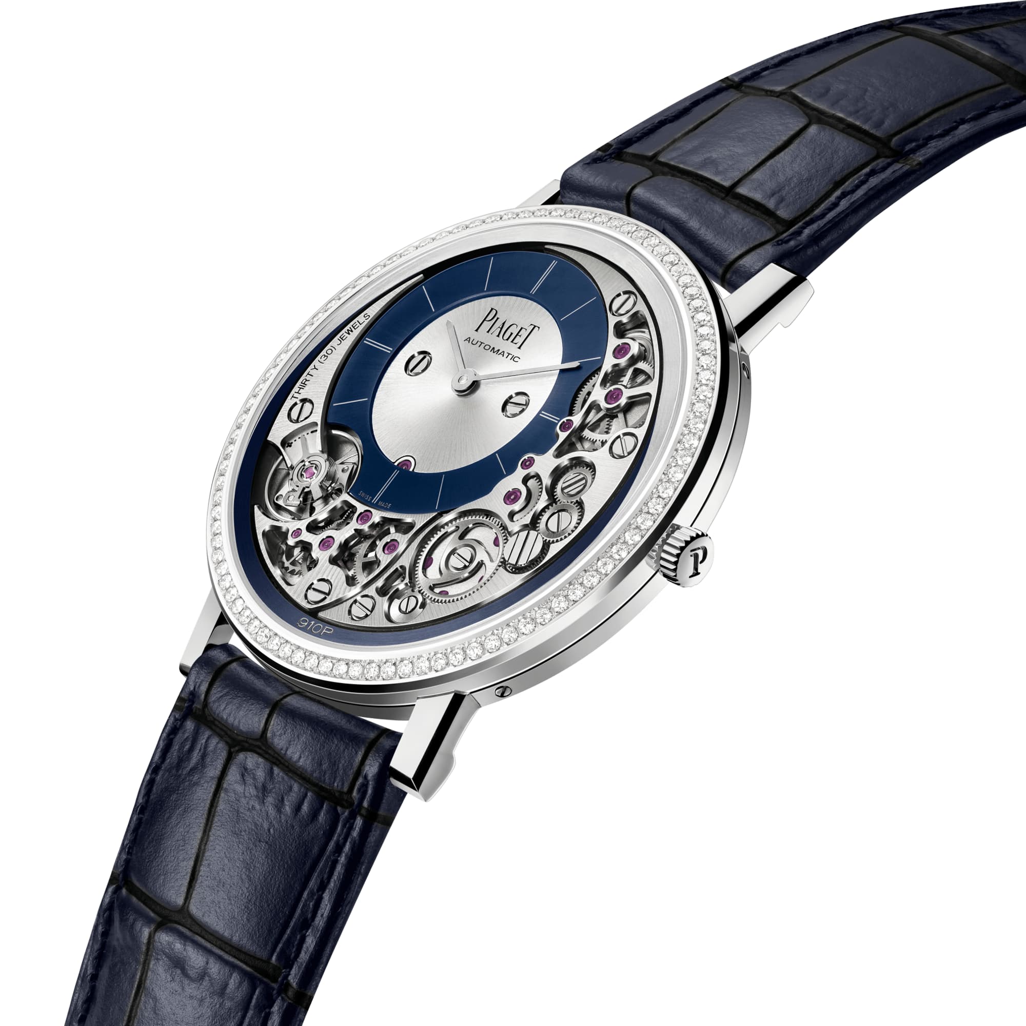 White Gold Diamond UltraThin Watch Piaget Men's Luxury Watch G0A45121