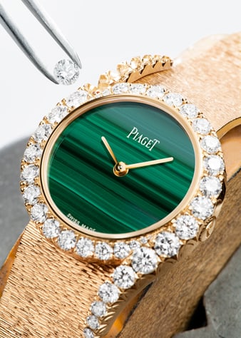 The art of gem-setting: Piaget Limelight Gala gold diamond watch