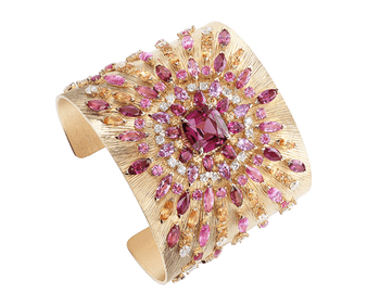 brazalete sunlight journey de alta joyería