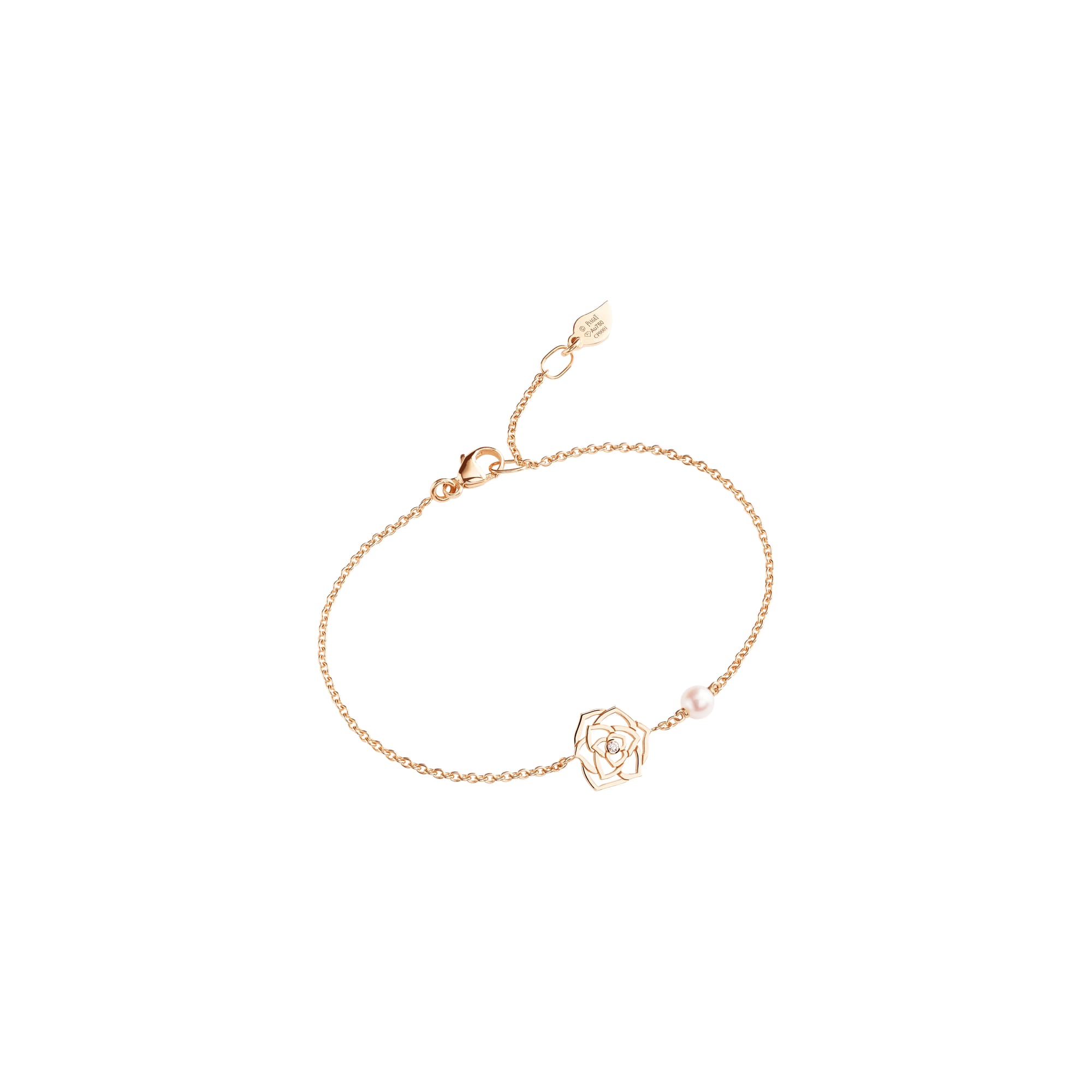 Rose gold Pearl Diamond Bracelet G36U4400 - Piaget Luxury Jewelry Online