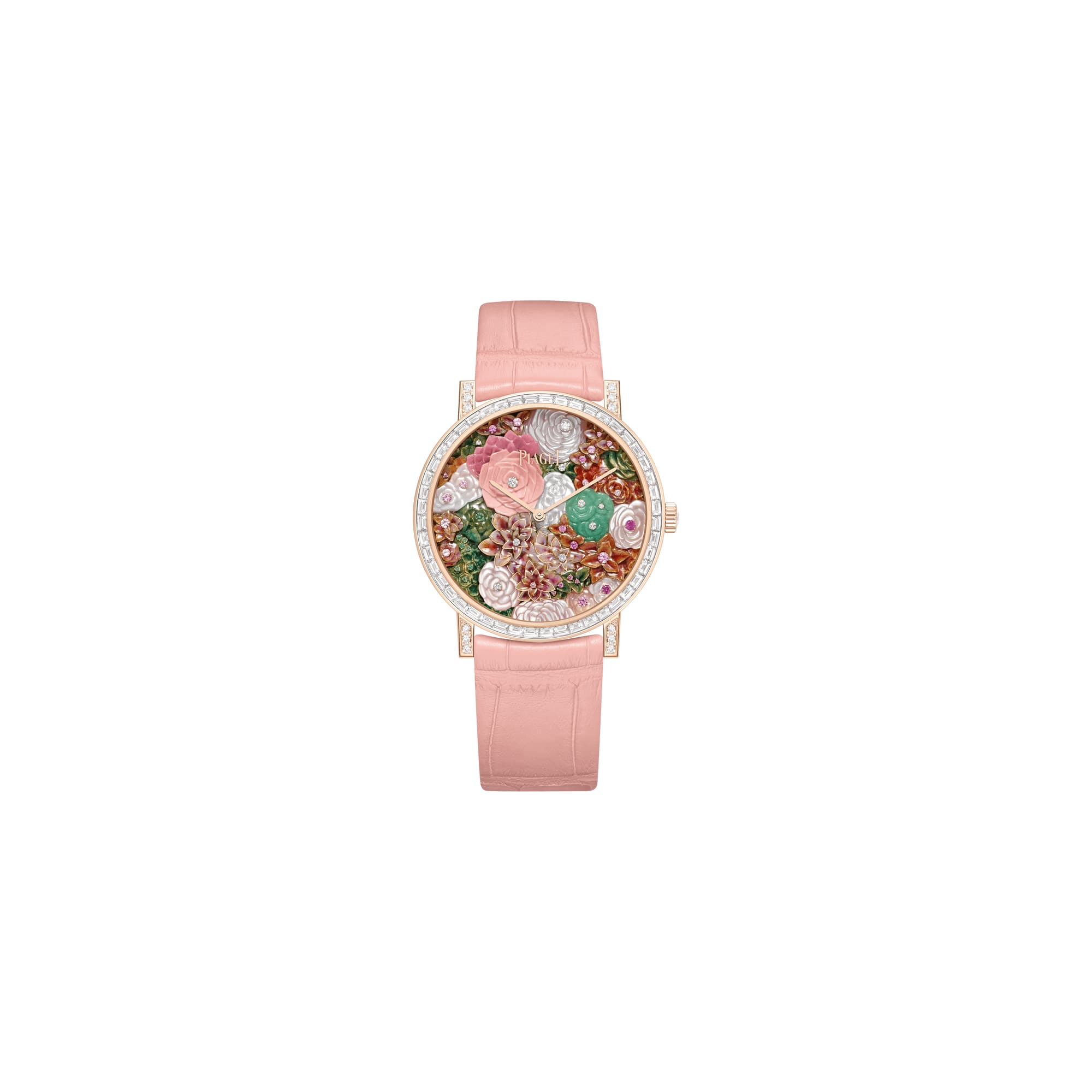 Ultraflache Mechanische Roségold-Diamantuhr - Piaget G0A46217