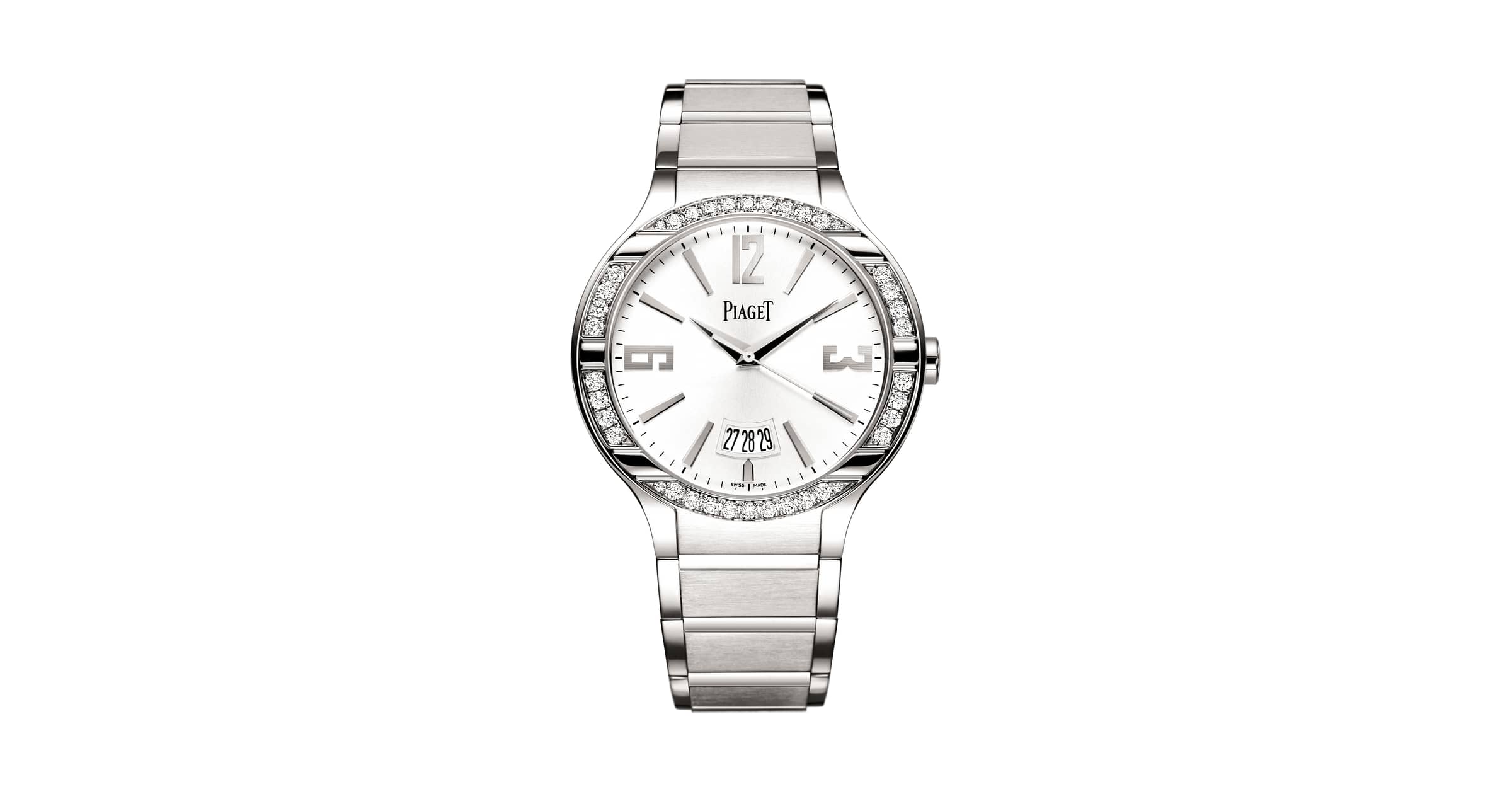 silver polo watch